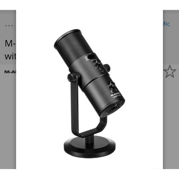 M-Audio Uber Mic USB Microphone with Headphone Output - Picture 6 of 8